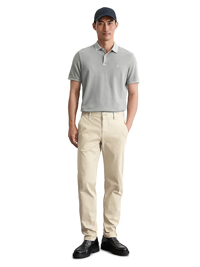 Marc O'Polo Stig Shaped Chino Pants Gray Silk 36 2